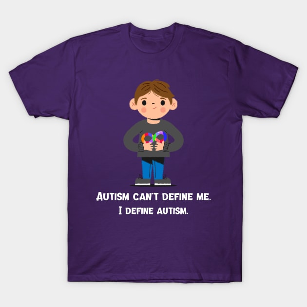 Autism Can't Define Me Neurodiversity T-Shirt by UrbanPrintCollective